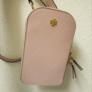 Tory Burch Emerson Crossbody Phone Bag - Pink NWOT